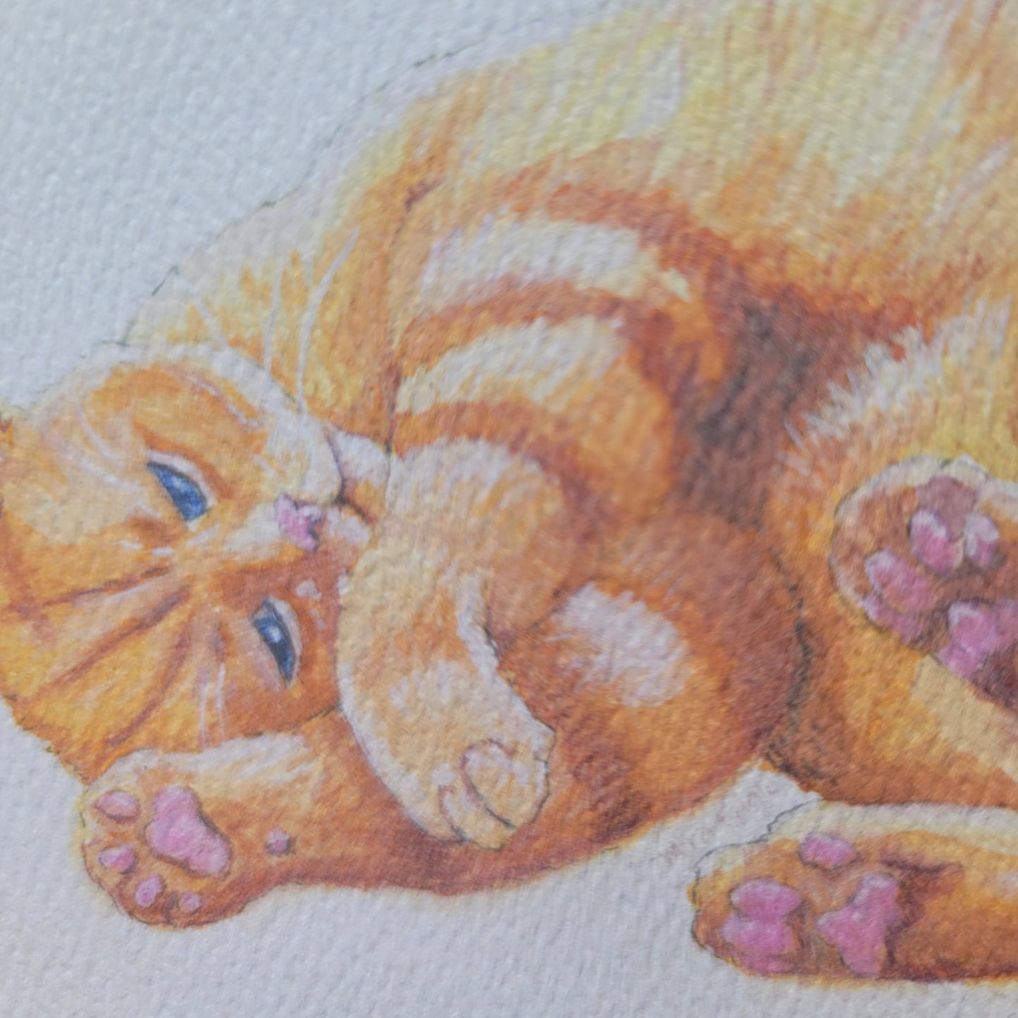 Cal watercolor postcard