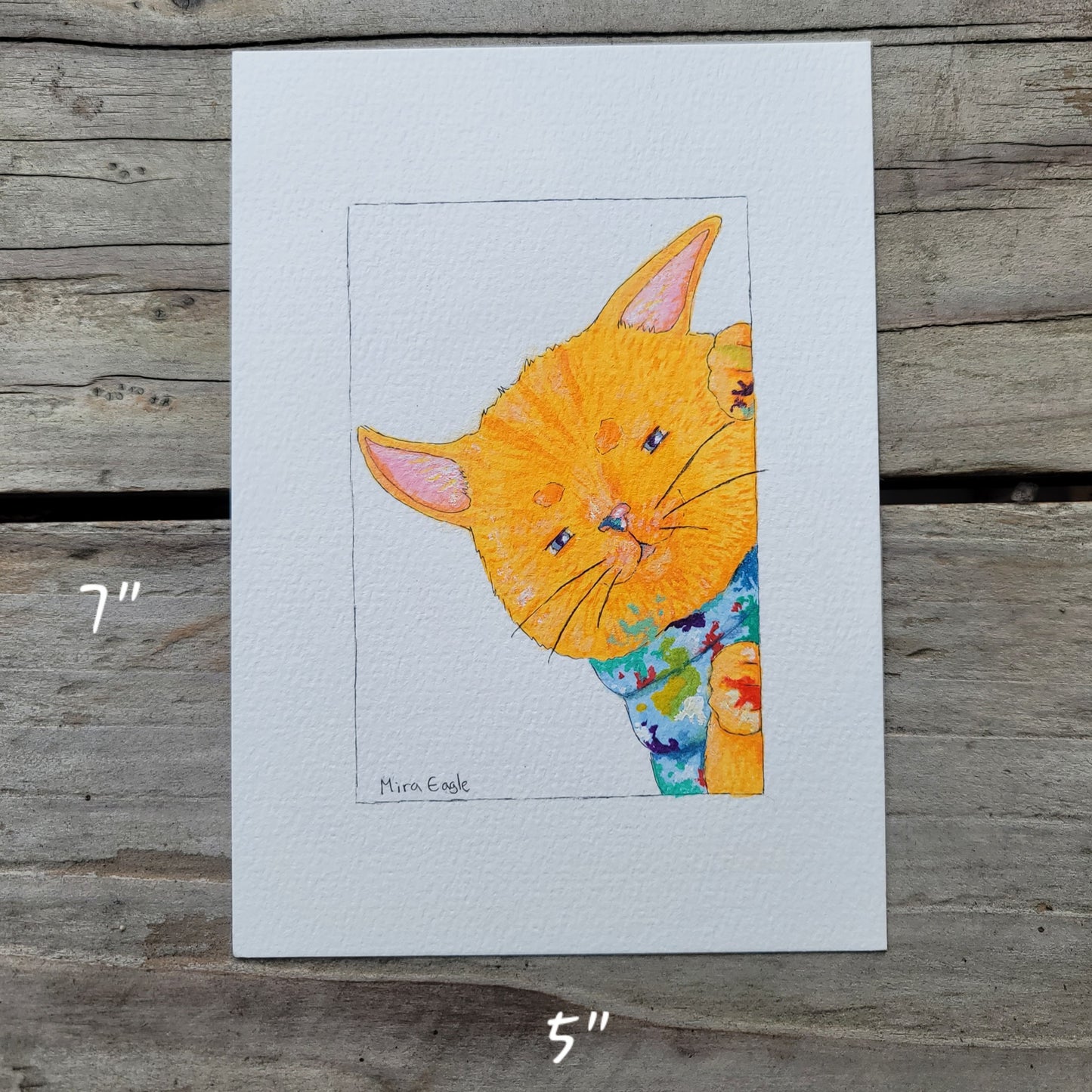 "Hmmm..." Mini Original Painting