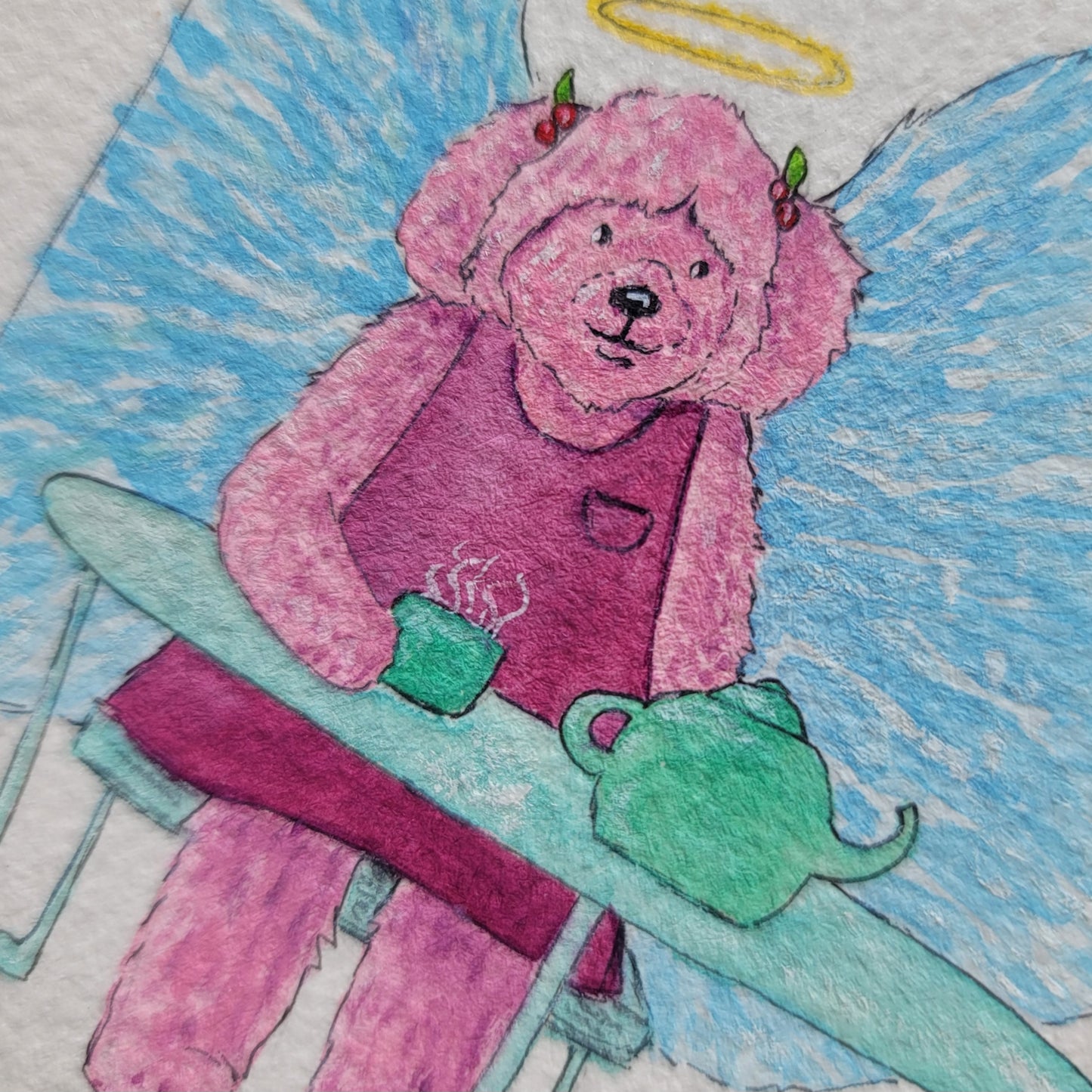 "Tea Party" Mini Original Painting