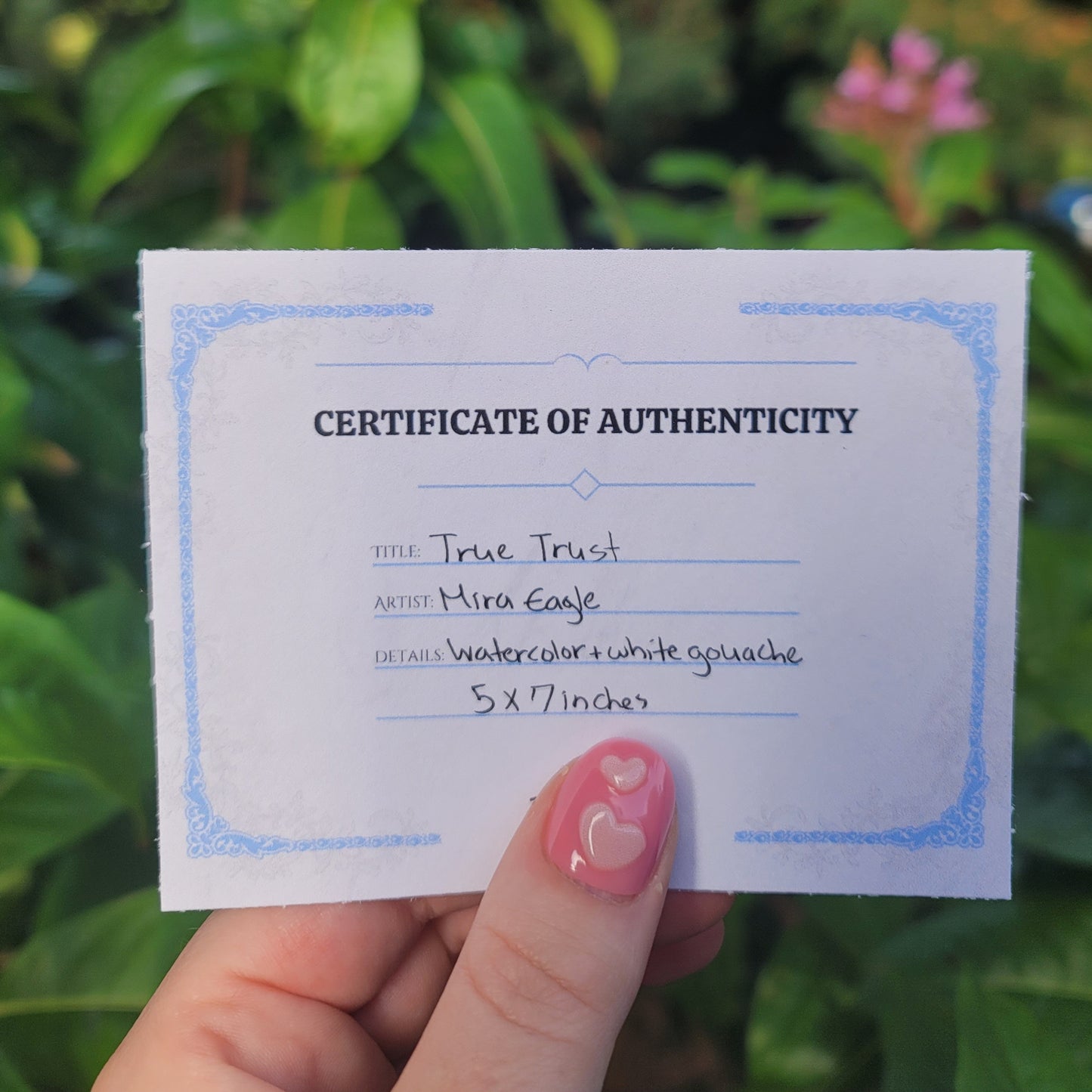 "True Trust" Mini Original Painting