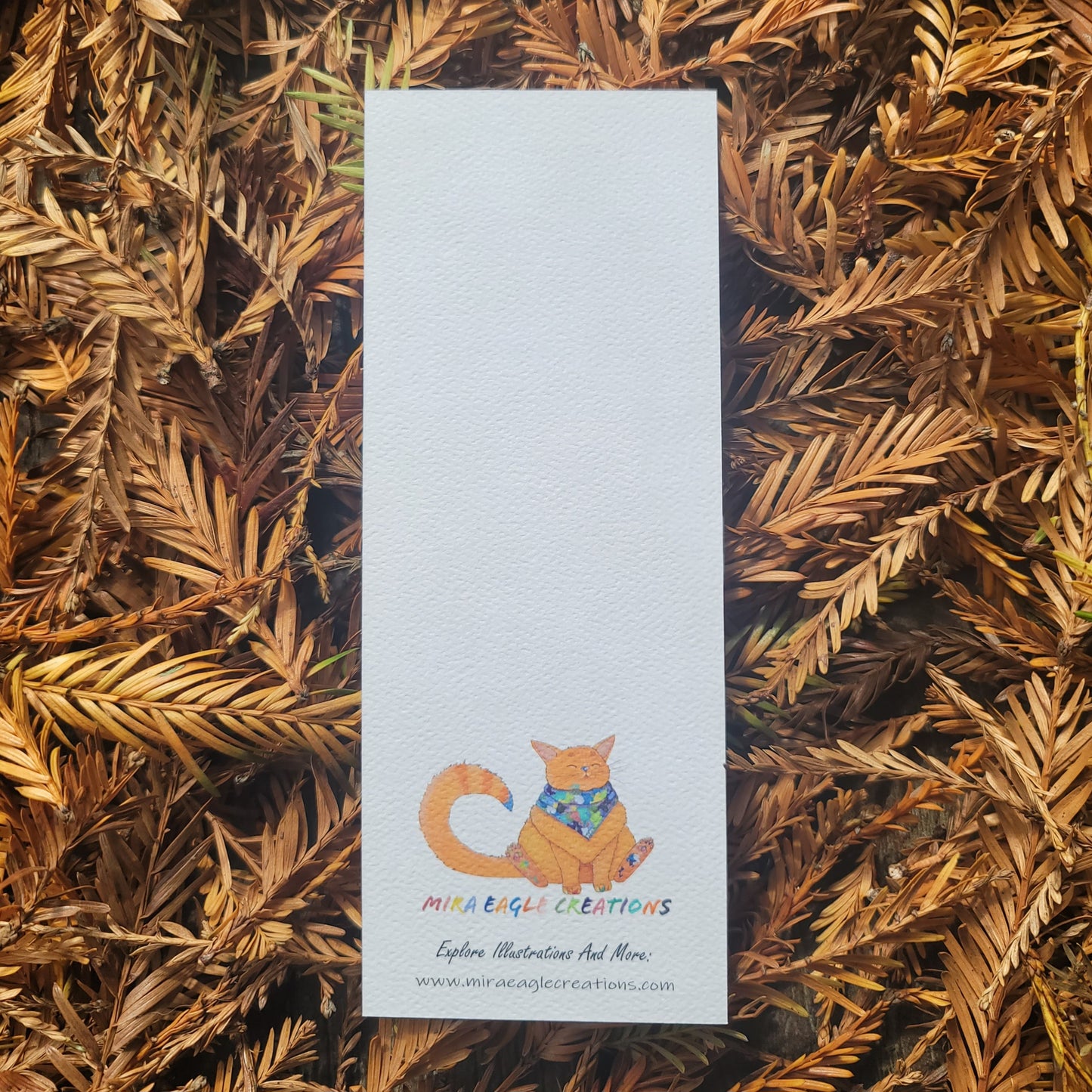 Cal watercolor Bookmark