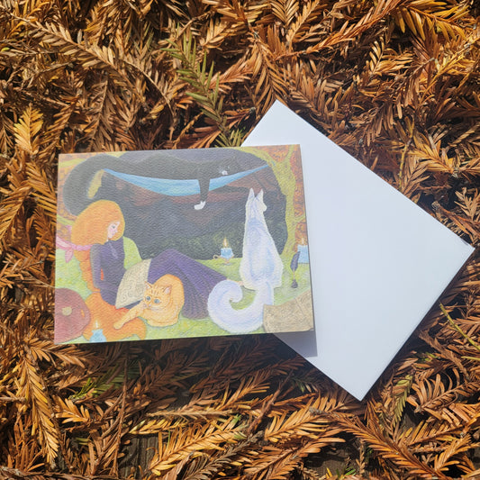 Witchy Winter Cuddles Card