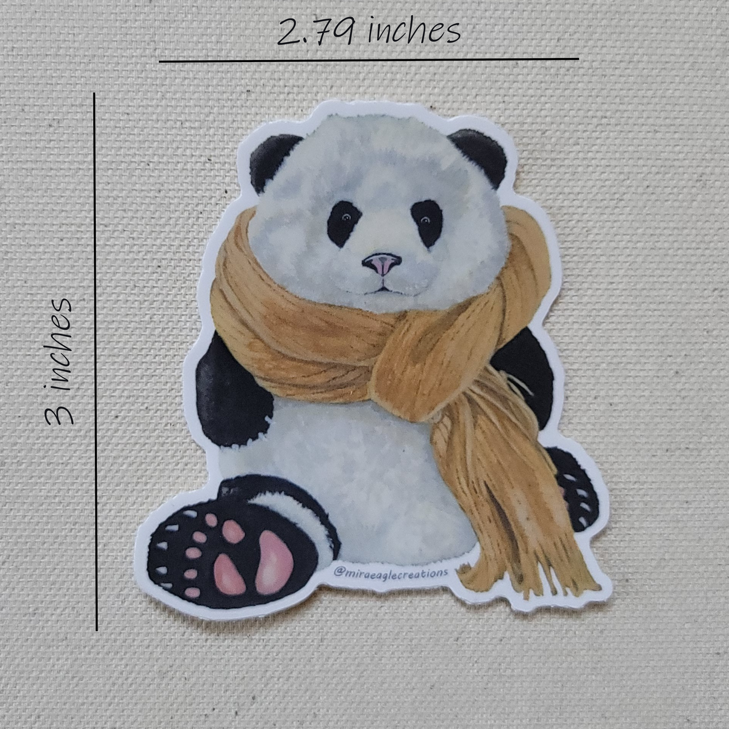Hal Panda Sticker