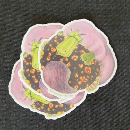 Snuffles the Plat Sticker | Fantasy Sticker | Platypus sticker | Whimsical vinyl sticker | Watercolor art | Bookish gift | Laptop sticker