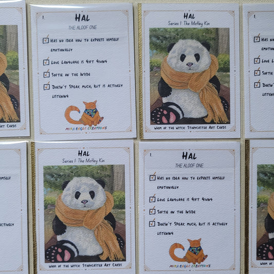 SPECIAL EDITION | Hal Art Trading Card | Fantasy Animal Card | Matte Art Card | Witchy Collectible | Gift for Story Lovers