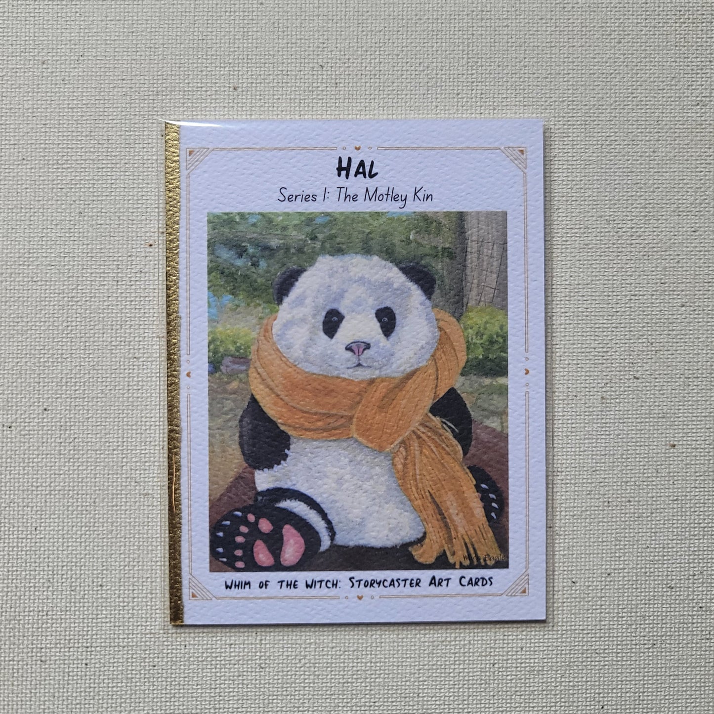 SPECIAL EDITION | Hal Art Trading Card | Fantasy Animal Card | Matte Art Card | Witchy Collectible | Gift for Story Lovers