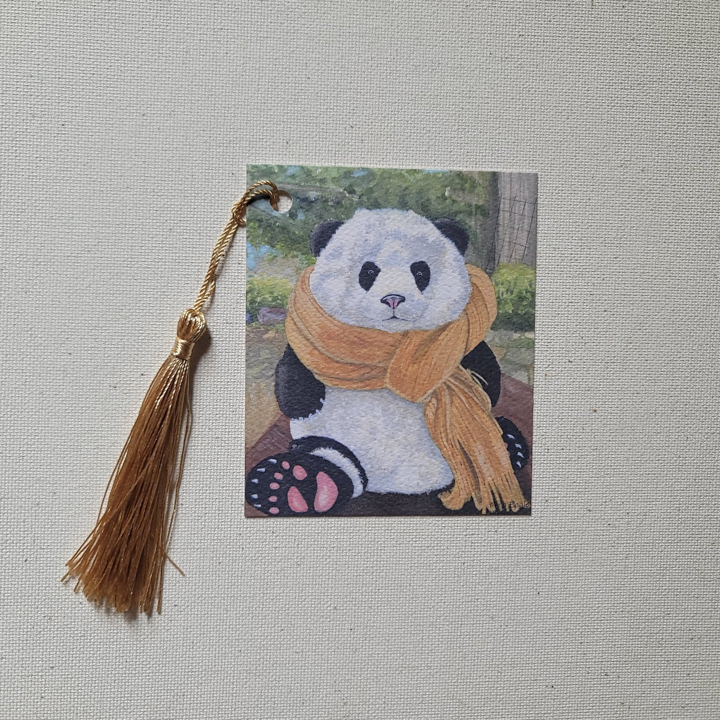 Mystery Art Bookmark | Fantasy Bookmark with Tassel | Watercolor Bookmark | Illustrated Bookmark | Bookish Gift | Novel Art Print