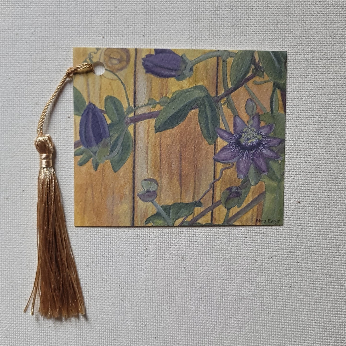 Mystery Art Bookmark | Fantasy Bookmark with Tassel | Watercolor Bookmark | Illustrated Bookmark | Bookish Gift | Novel Art Print