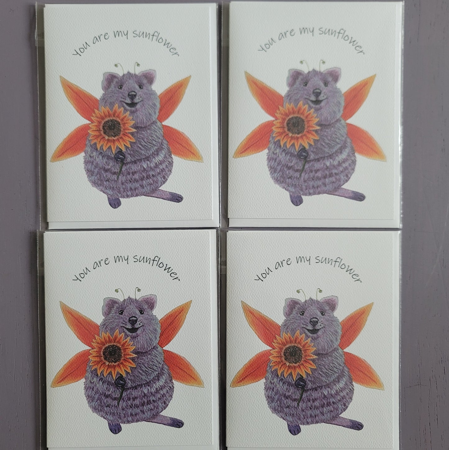 Sunny Flower Fairy Card