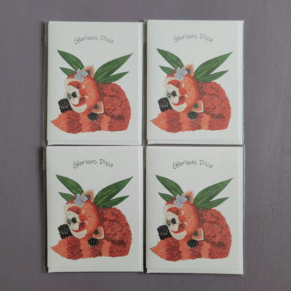 Lily Flower Fairy Card