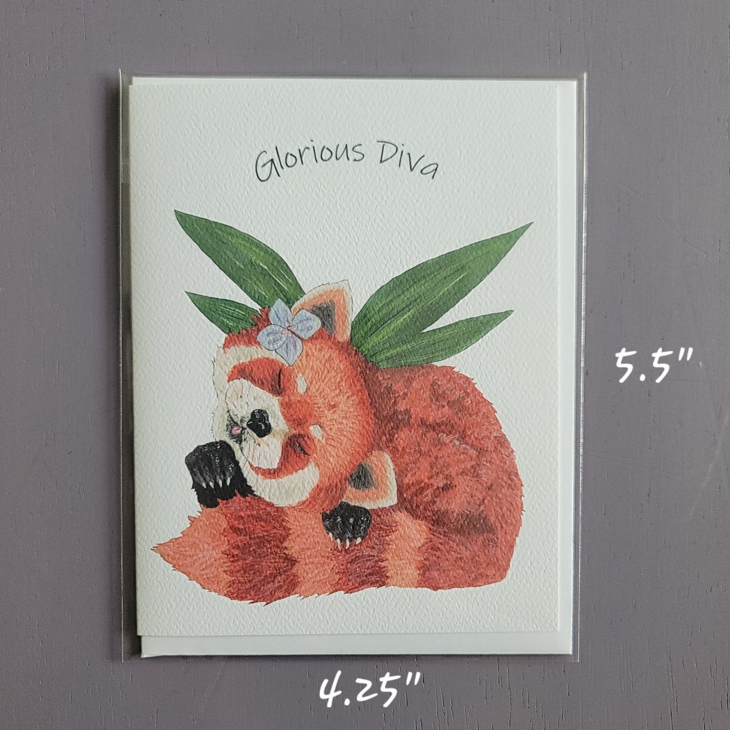Lily Flower Fairy Card
