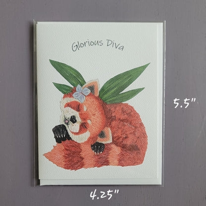 Lily Flower Fairy Card