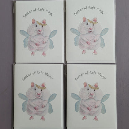 Daffodil Flower Fairy card