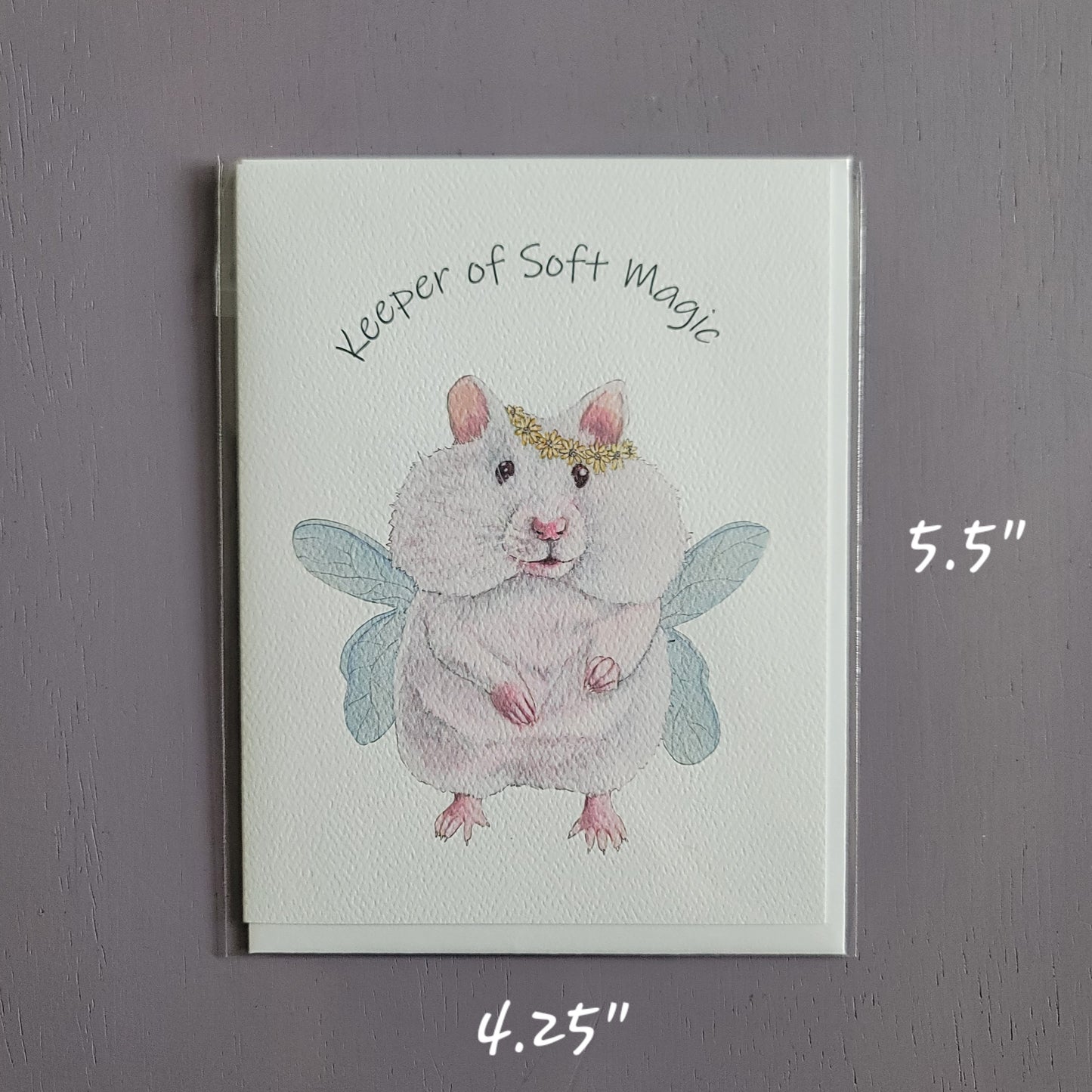 Daffodil Flower Fairy card