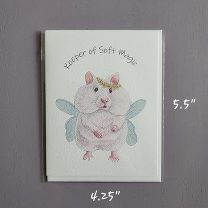Daffodil Flower Fairy card