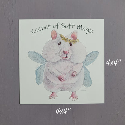 Daffodil Flower Fairy Magnet
