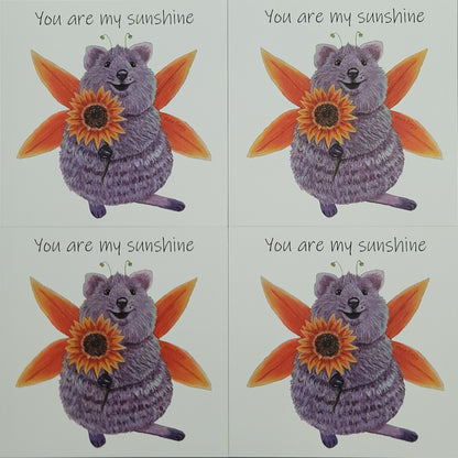 Sunny Flower Fairy Magnet