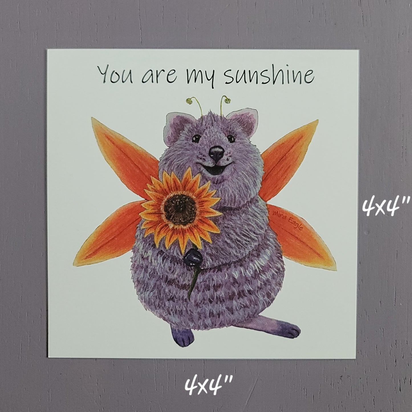Sunny Flower Fairy Magnet