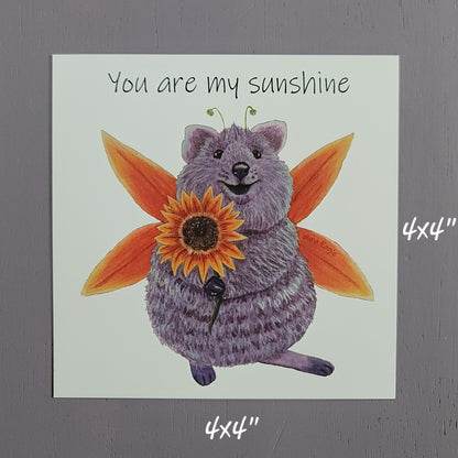 Sunny Flower Fairy Magnet