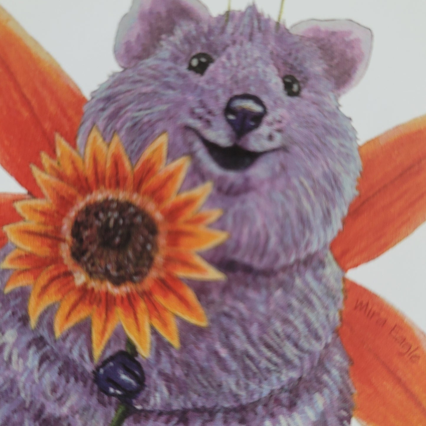 Sunny Flower Fairy Magnet