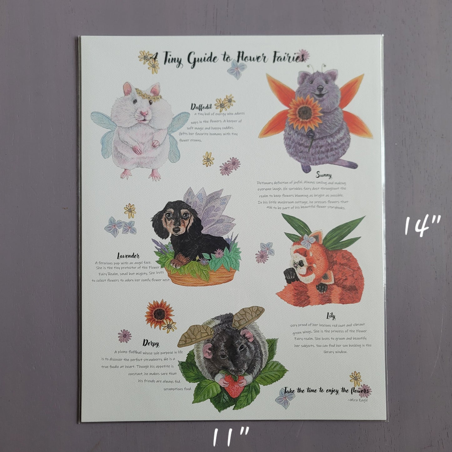Flower Fairy print