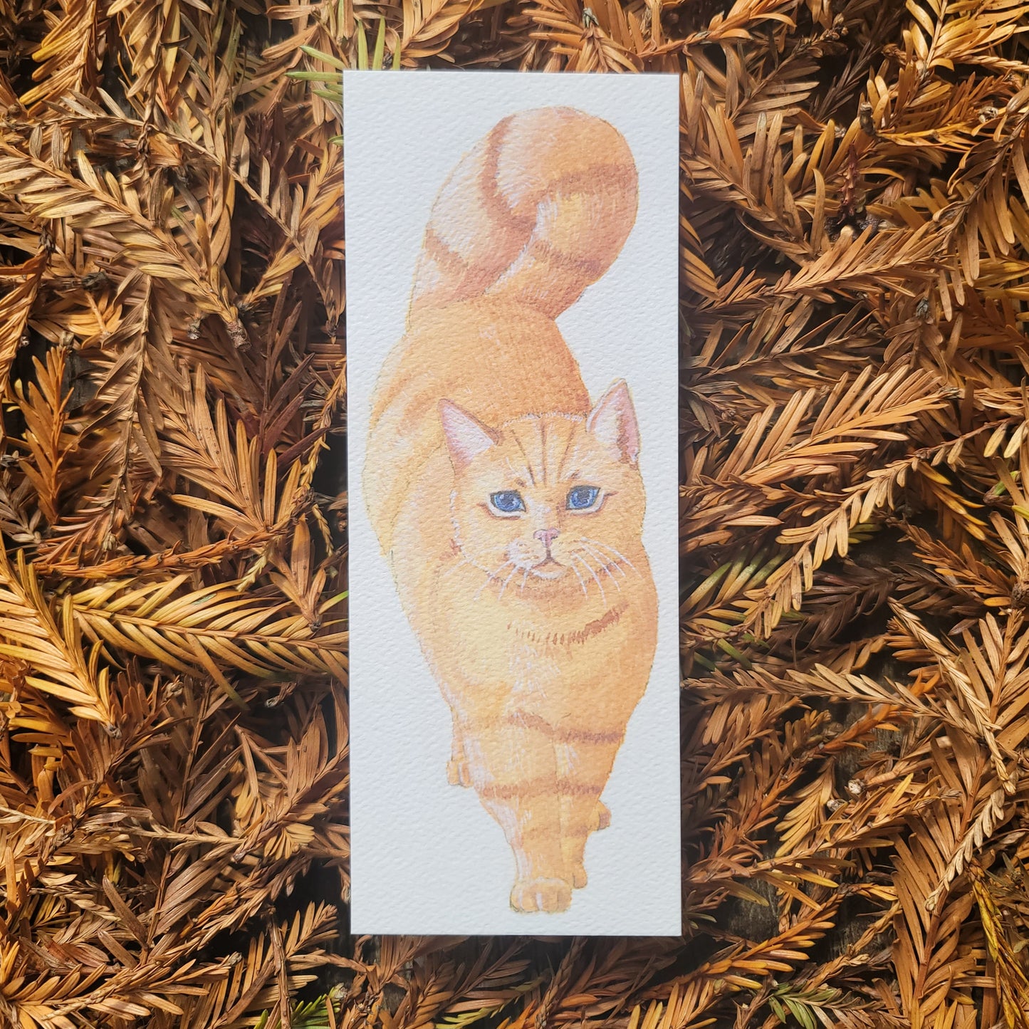 Cal watercolor Bookmark