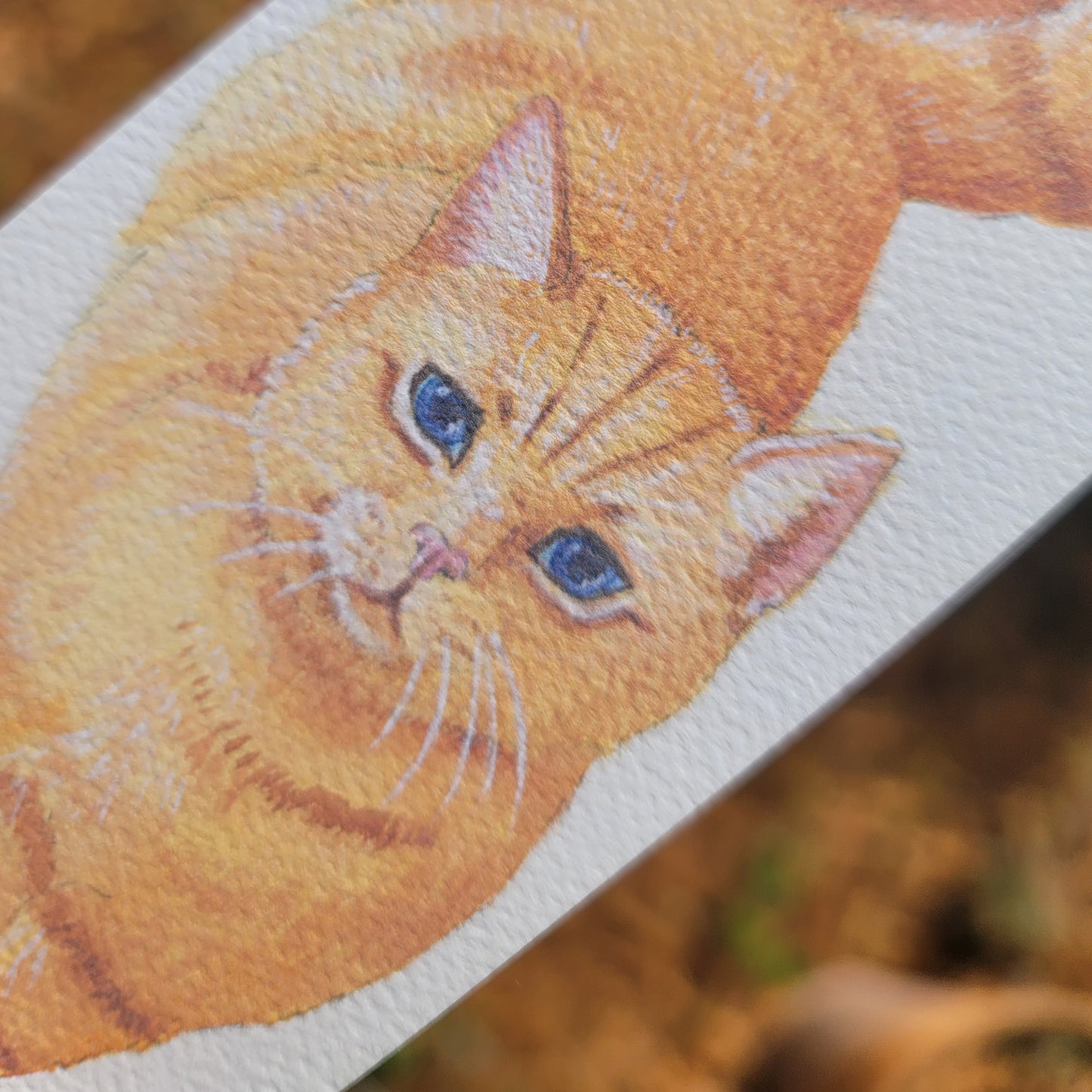 Cal watercolor Bookmark