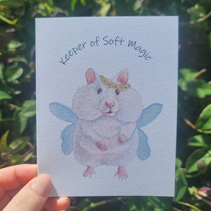 Daffodil Flower Fairy card