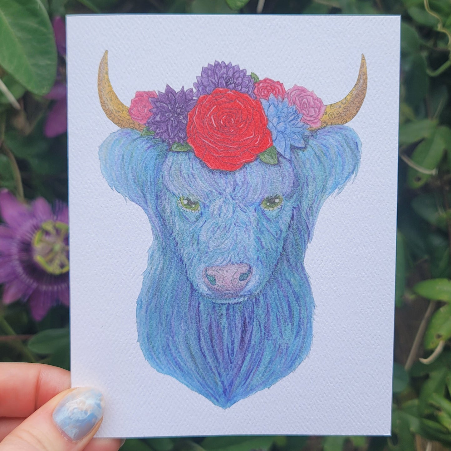 Daisy Goddess of Love card