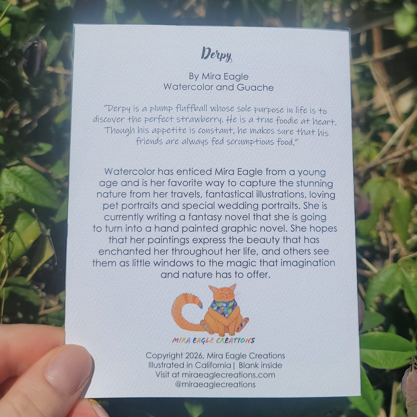 Derpy Flower Fairy Card