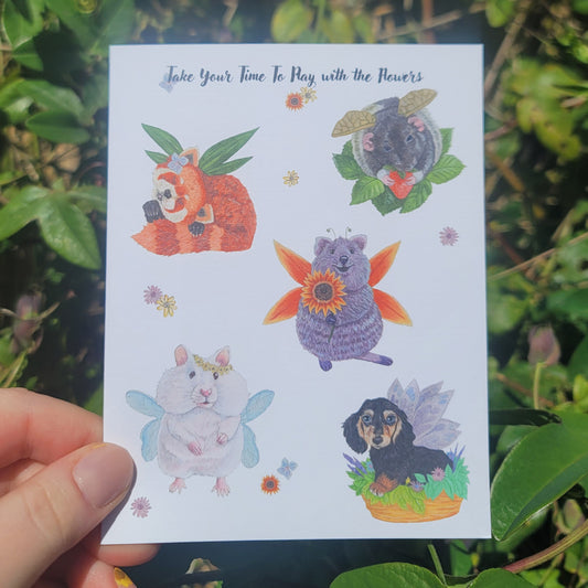 Flower Fairy Card
