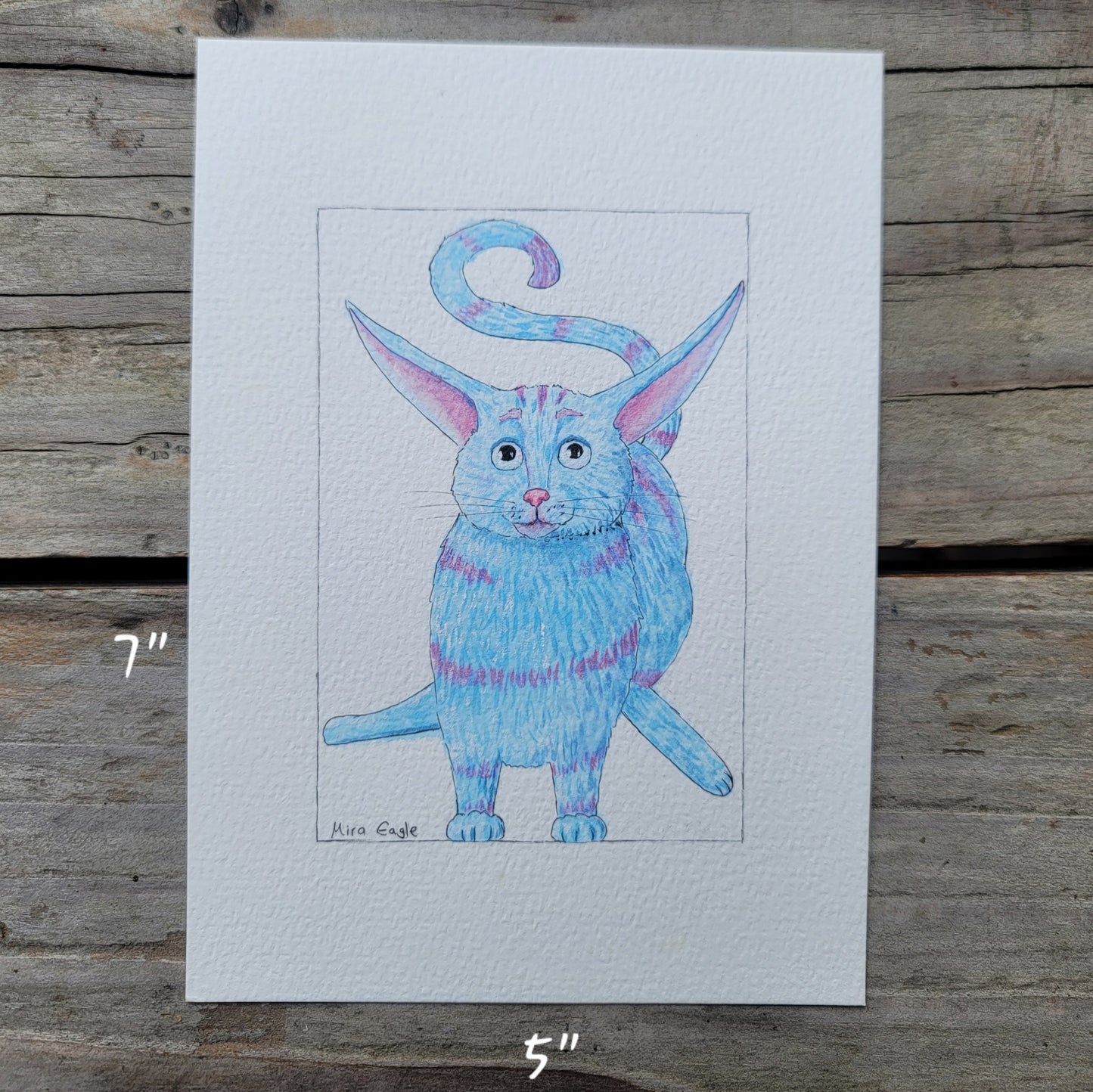 "I Didn't Do It" mini original painting