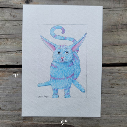 "I Didn't Do It" mini original painting