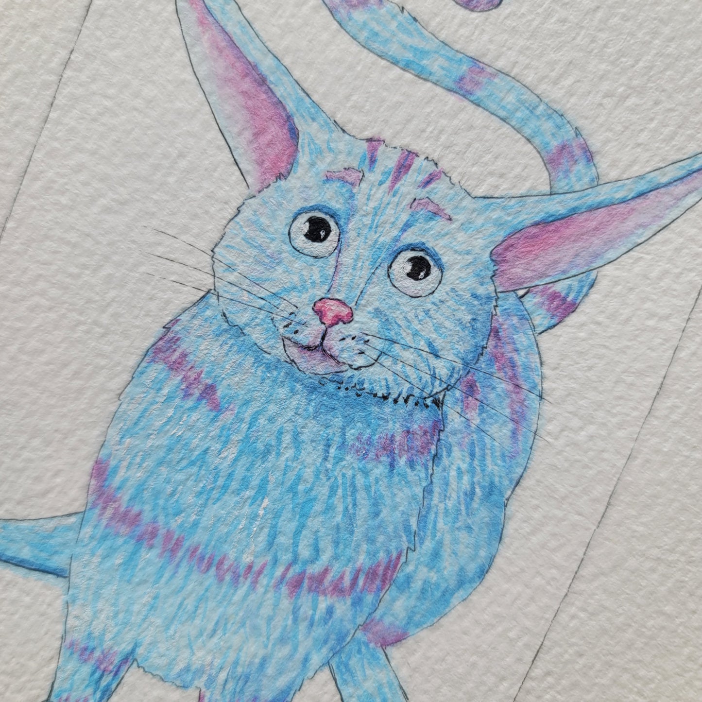 "I Didn't Do It" mini original painting