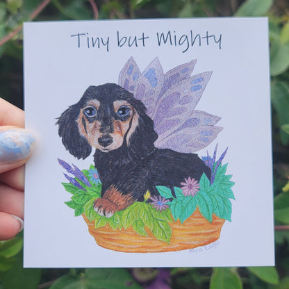 Lavender Flower Fairy Magnet