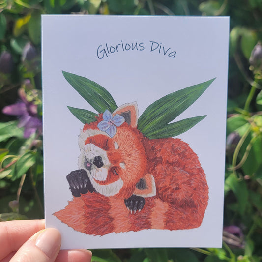 Lily Flower Fairy Card