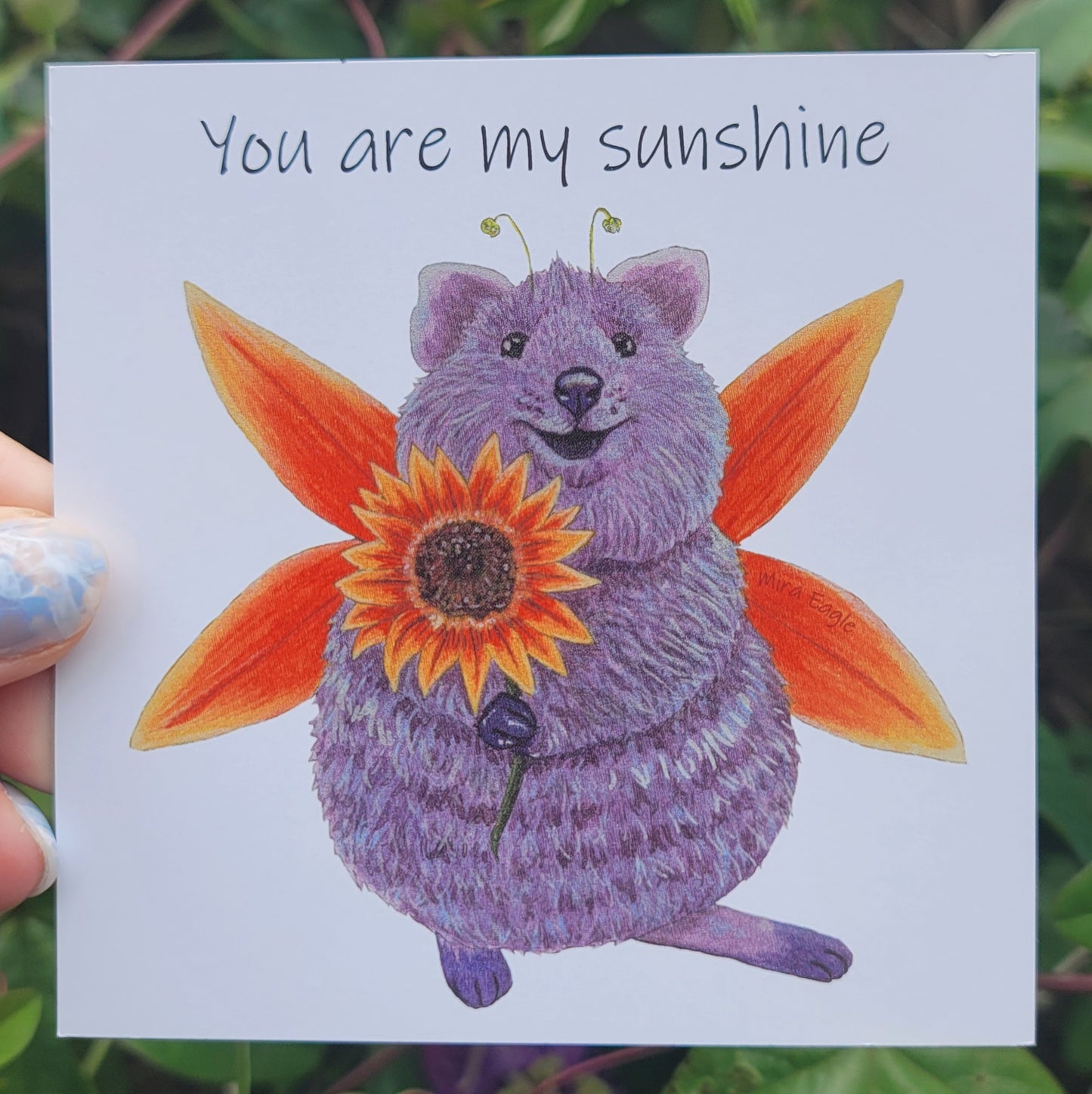Sunny Flower Fairy Magnet