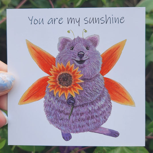 Sunny Flower Fairy Magnet