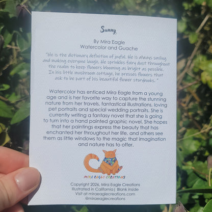 Sunny Flower Fairy Card