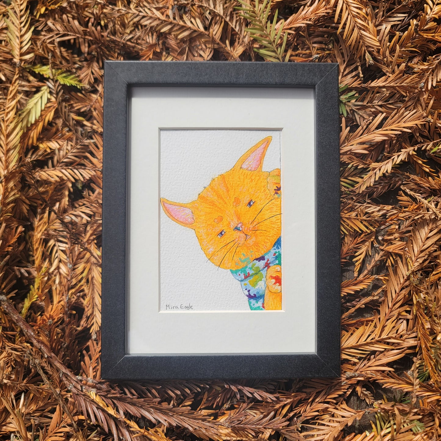 "Hmmm..." Mini Original Painting