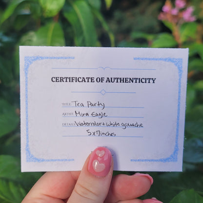 "Tea Party" Mini Original Painting