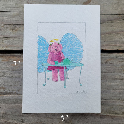 "Tea Party" Mini Original Painting