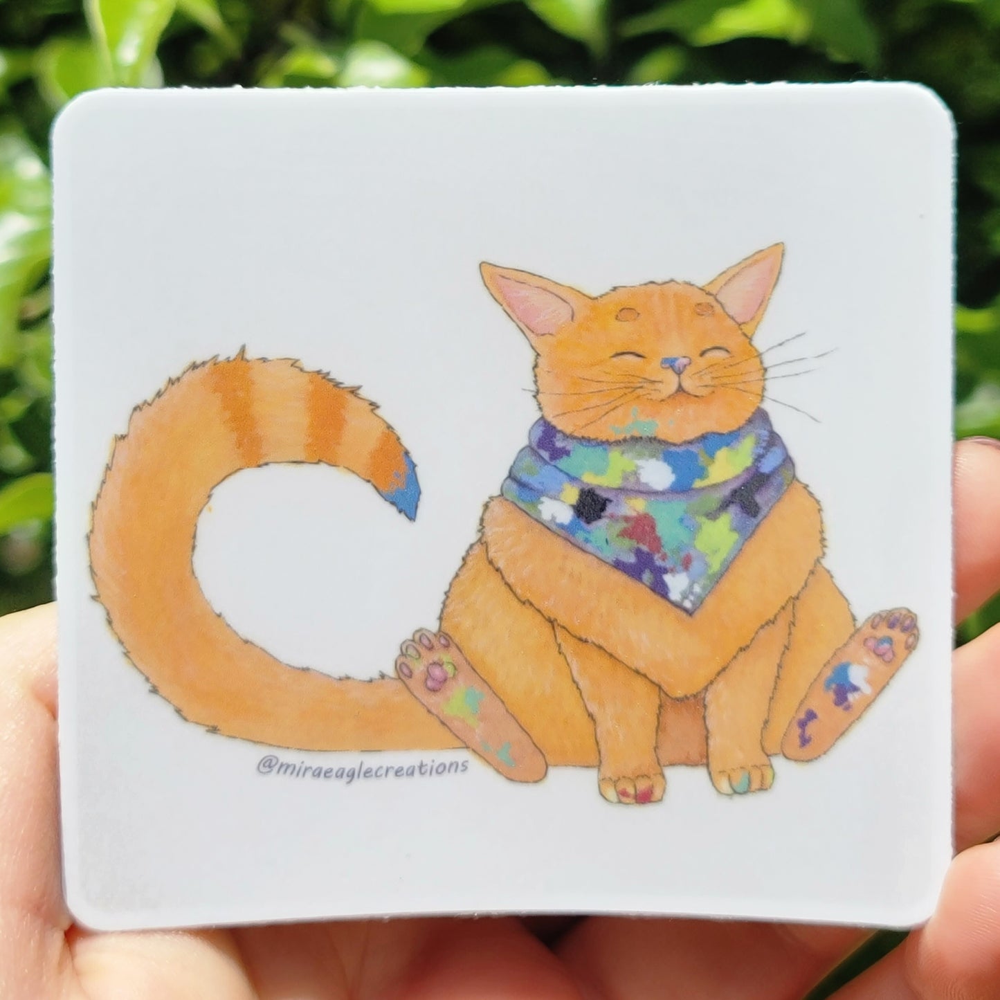Whispen Cat Sticker