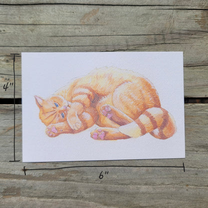 Cal watercolor postcard