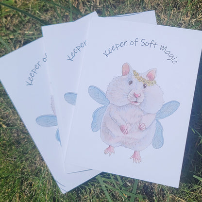 Daffodil Flower Fairy card