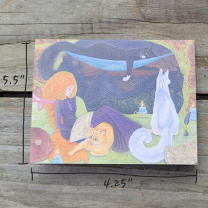 Witchy Winter Cuddles Card